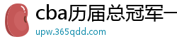 cba历届总冠军一览表